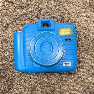 Sharper Image Vibrant Blue Instant Camera